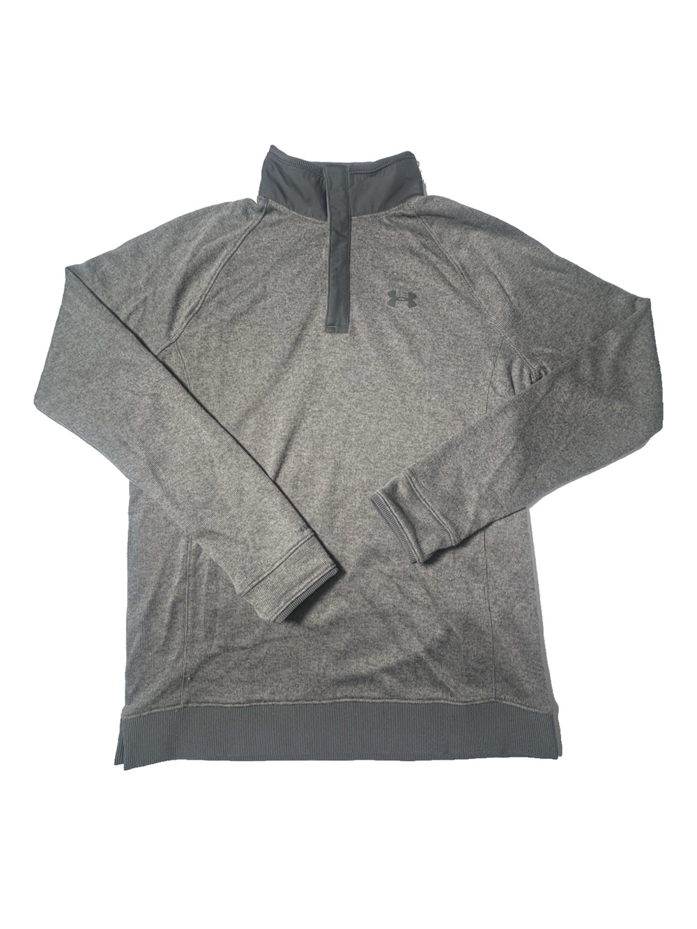 Under Armour HeatStorm Youth XL Gray 1/4 Zip Pullover Loose Fit Sweatshirt Boys
